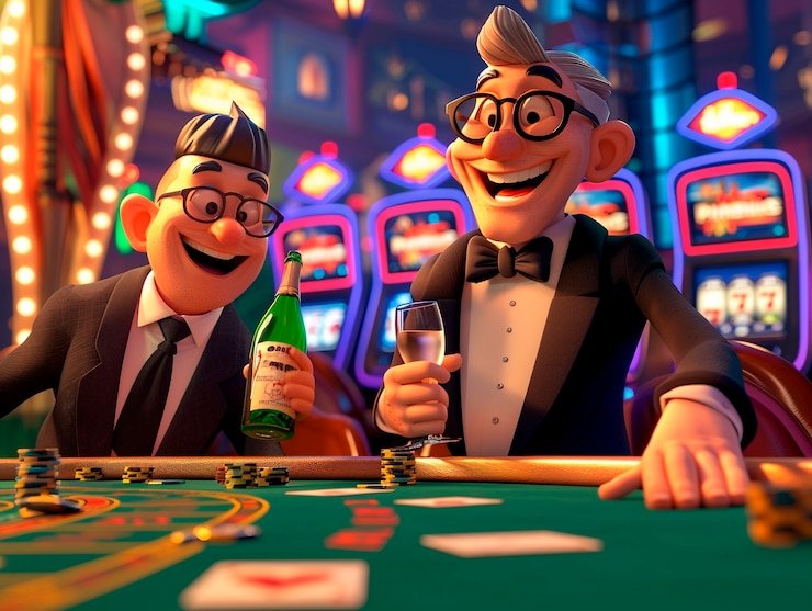 Meja roulette bernuansa Eropa untuk dewasa